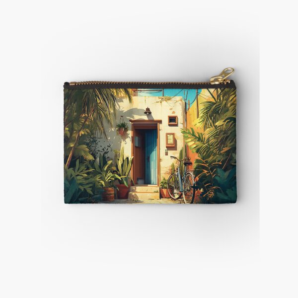 Item preview, Sunlit Mediterranean Courtyard Scene designed and sold by junkydotcom.
