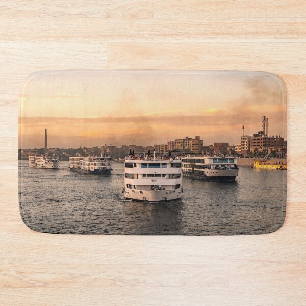 Item preview, Nile Ships at Esna  designed and sold by hawkie.