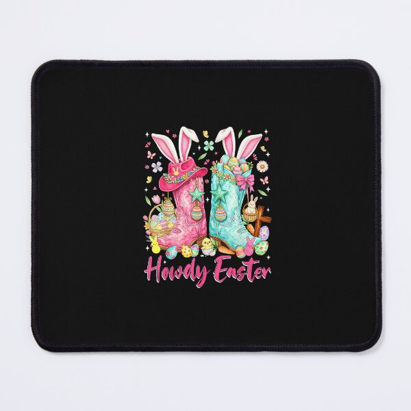 Item preview, Howdy Western Easter Bunny Coquette Cowboy Boots Eggs Women designed and sold by scottygrindz.