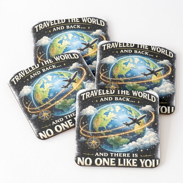 Item preview, Traveled the world and back and there is no one like you designed and sold by BlessedKaren.