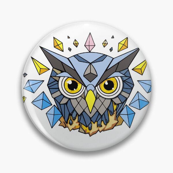 Item preview, Geometric Owl designed and sold by SuperAIstar.