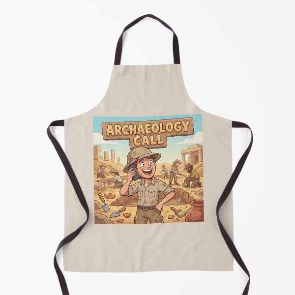 Item preview, Archaeology Call – Funny Archaeologist Pun Design in the Desert designed and sold by WordPlayStudio.