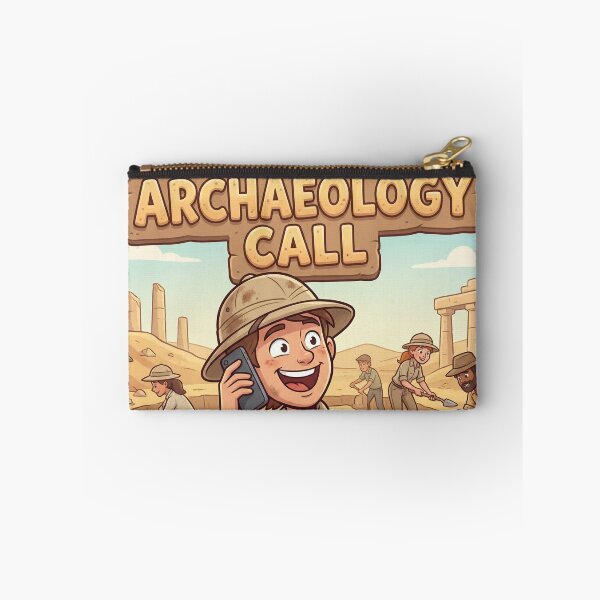 Item preview, Archaeology Call – Funny Archaeologist Pun Design in the Desert designed and sold by WordPlayStudio.
