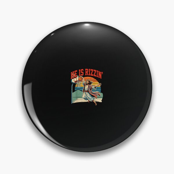 Item preview, He Is Risen Basketball Rizzin' Rizzen Easter Jesus Men Boys designed and sold by scottygrindz.