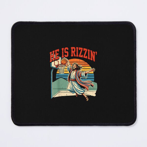 Item preview, He Is Risen Basketball Rizzin' Rizzen Easter Jesus Men Boys designed and sold by scottygrindz.