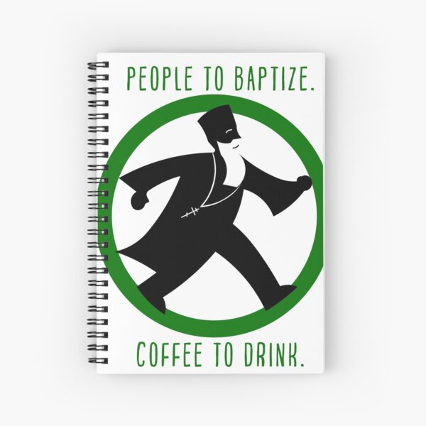 Priest on the Move Spiral Notebook