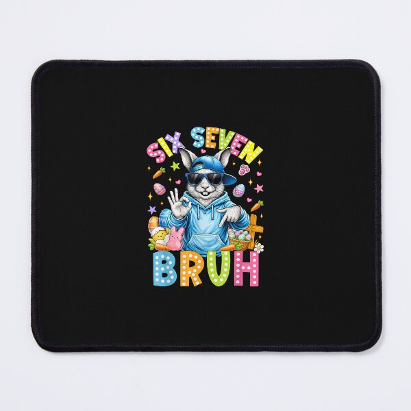 Item preview, 67 Six Seven Bruh Cute Bunny Face Sunglasses Easter Day Boys designed and sold by scottygrindz.