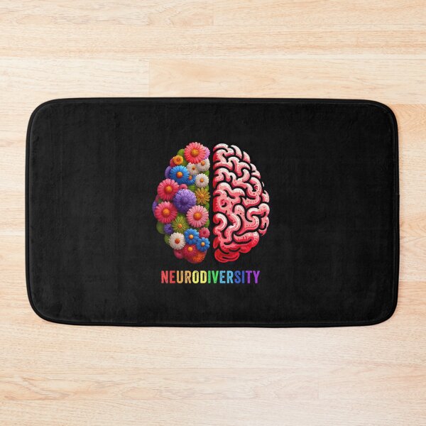 Item preview,  Autism Awareness Brain With Flowers designed and sold by scottygrindz.