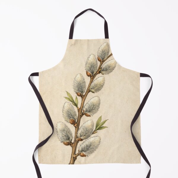 Item preview, Vintage Pussy Willow Botanical Print - Antique Salix Spring Wall Art designed and sold by Darlin8888.