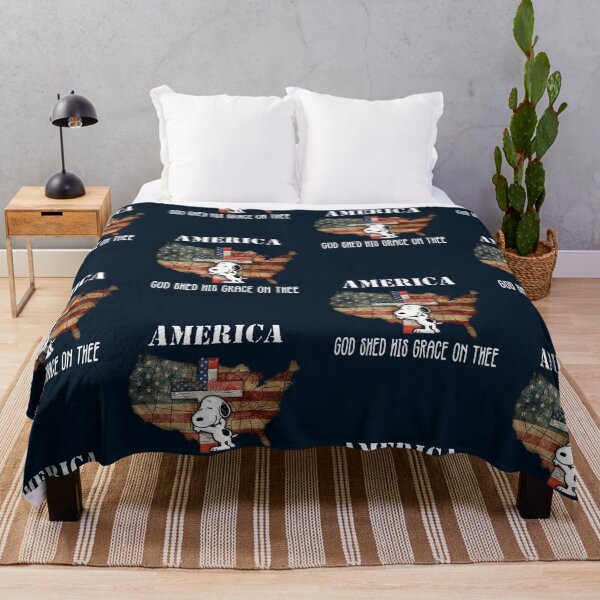 Item preview, Snoopy America - God Shed His Grace On Thee designed and sold by moamaxshop.