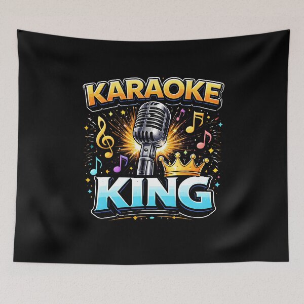 Item preview, Karaoke king singing Music Karaoke Lover  designed and sold by JODYSMORGAN.