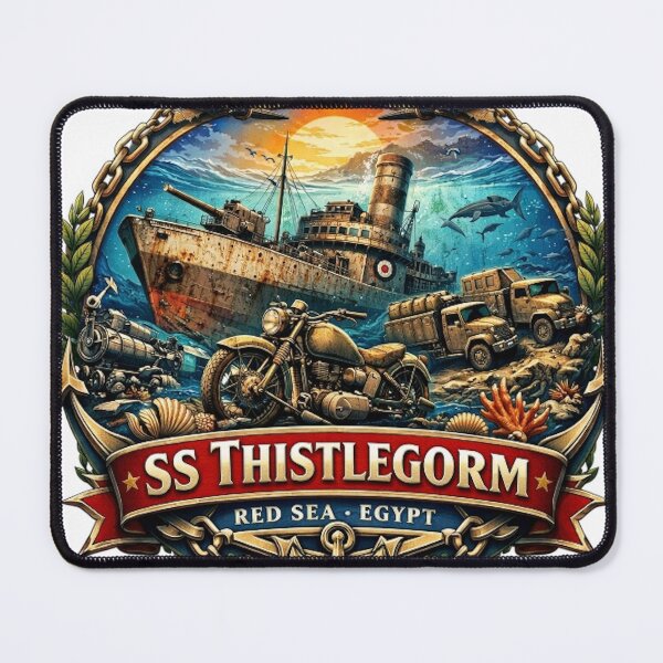 Item preview, SS THISTLEGORM WRECK RED SEA WGYPT designed and sold by likbatonboot.