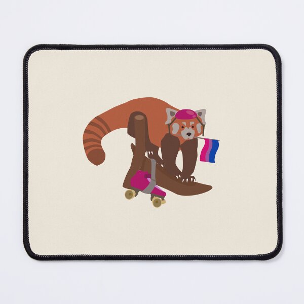 Item preview, Bi Red Panda plays Roller Derby designed and sold by Rose-bots plays Derby.