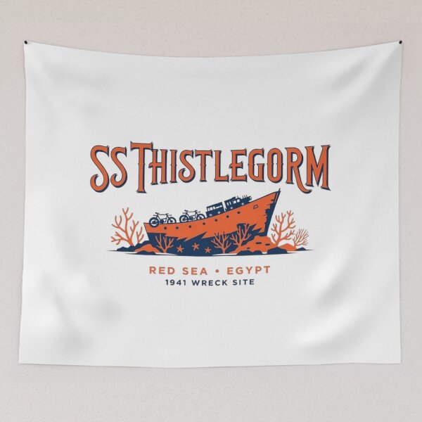 Item preview, SS THISTLEGORM WRECK RED SEA WGYPT designed and sold by likbatonboot.