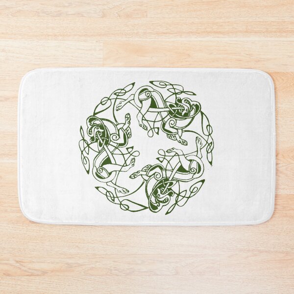 Item preview, Green Dogs of Dál Riata on White designed and sold by Murph's Images.