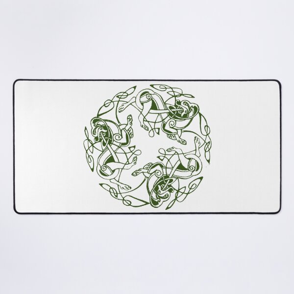 Item preview, Green Dogs of Dál Riata on White designed and sold by Murph's Images.