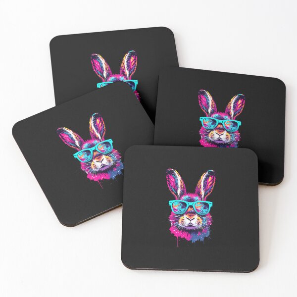 Item preview, Bunny Face With Tie Dye Glasses Happy Easter Day Men Boy Kid designed and sold by scottygrindz.