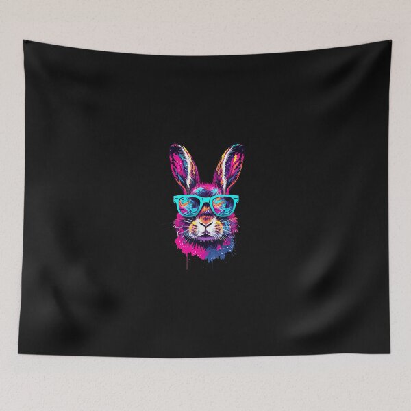 Item preview, Bunny Face With Tie Dye Glasses Happy Easter Day Men Boy Kid designed and sold by scottygrindz.