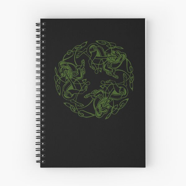 Item preview, Green Dogs of Dál Riata on Black designed and sold by Murph's Images.