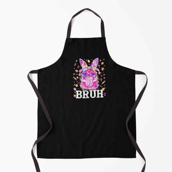 Item preview, 67 Bruh Bunny Face With Tie Dye Glasses Six Seven Easter Day designed and sold by scottygrindz.