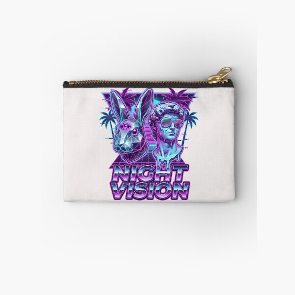 Item preview, "Night Vision" Vaporwave Synthwave Low-Poly Rabbit Tee designed and sold by benjyjump.