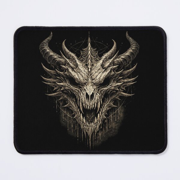 Item preview, Occult Dragon Skull - Dark Ritual Fantasy Art designed and sold by myforestfog.