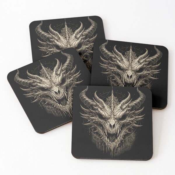 Item preview, Occult Dragon Skull - Dark Ritual Fantasy Art designed and sold by myforestfog.