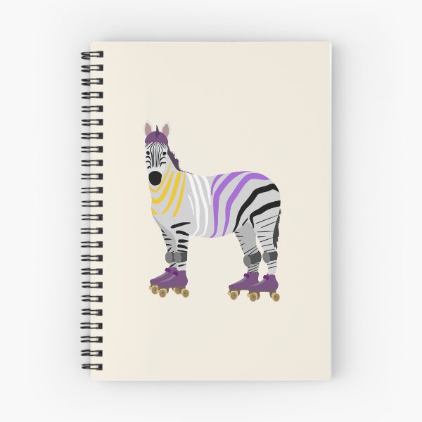 Item preview, Nonbinary Zebra plays Roller Derby designed and sold by Rose-bots plays Derby.