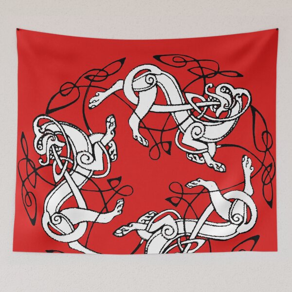 Item preview, Dogs of Dál Riata (white/red) designed and sold by Murph's Images.