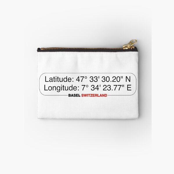 Item preview, Basel Coordinates  — 47°33′30.20″ N, 7°34′23.77″ E designed and sold by With Love From Basel.