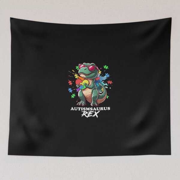 Item preview, Autism Awareness Autismsaurus Rex designed and sold by scottygrindz.