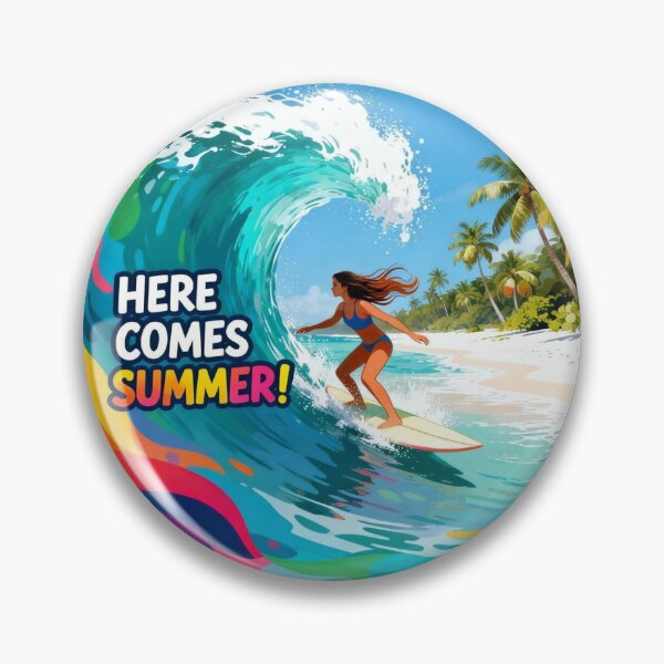 Item preview, Here Comes Summer designed and sold by JackFreestone.