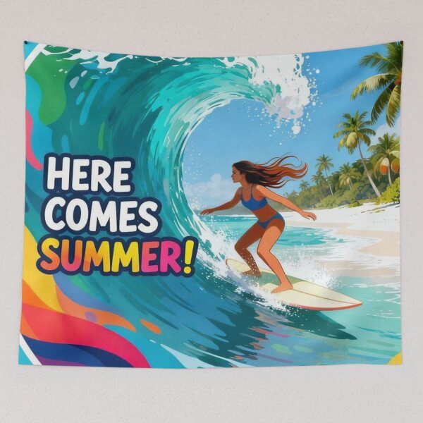 Item preview, Here Comes Summer designed and sold by JackFreestone.