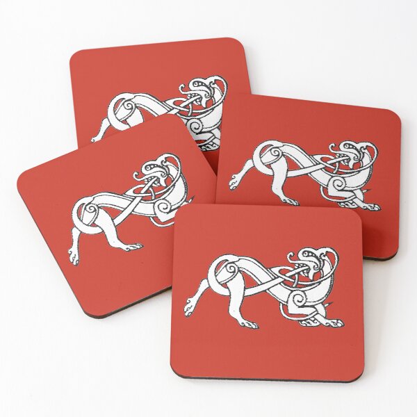 Item preview, Celtic Dog on a Field of Red designed and sold by Murph's Images.