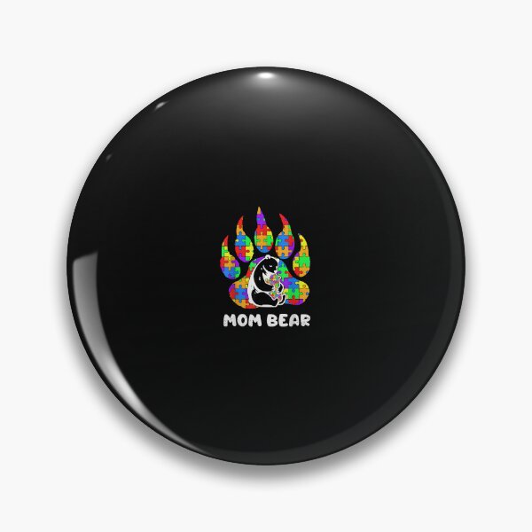 Item preview, Autism Awareness Mom Bear For Women designed and sold by scottygrindz.