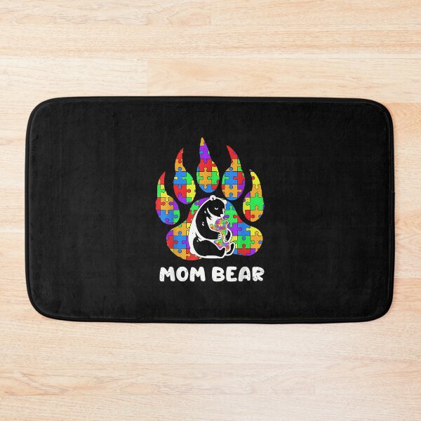 Item preview, Autism Awareness Mom Bear For Women designed and sold by scottygrindz.