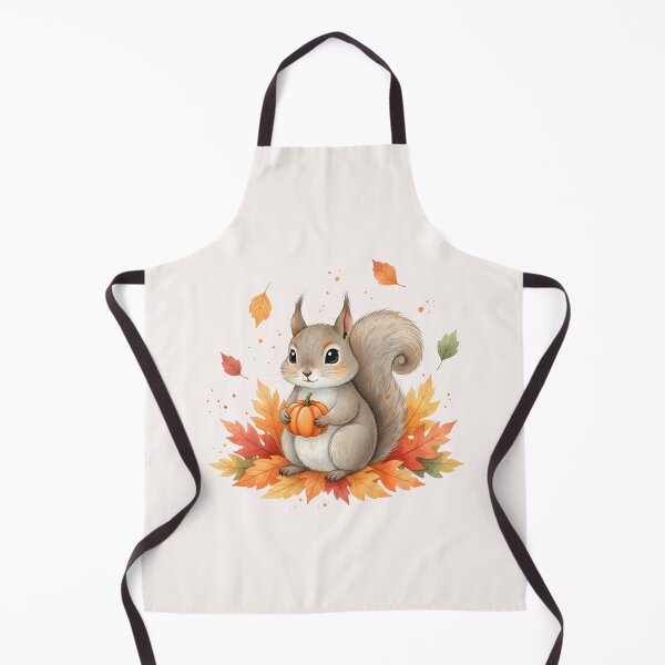 Item preview, Cute Squirrel Holding Pumpkin designed and sold by naragon4289.