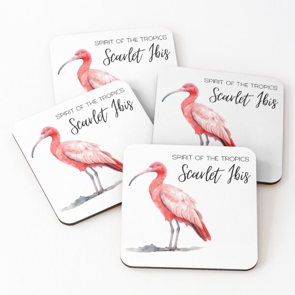 Item preview, Scarlet Ibis – Stunning Tropical Red Bird Wildlife Art designed and sold by ArcticFoxStudio.