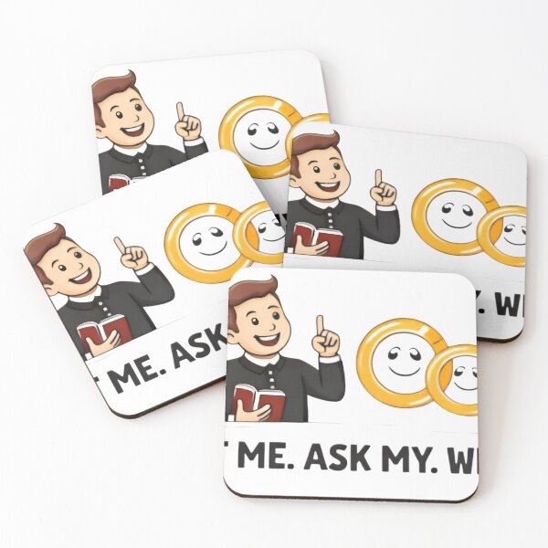 Item preview, Let Me Ask My Wife – Funny Married Life Quote Shirt Design designed and sold by DrukNaStyl.