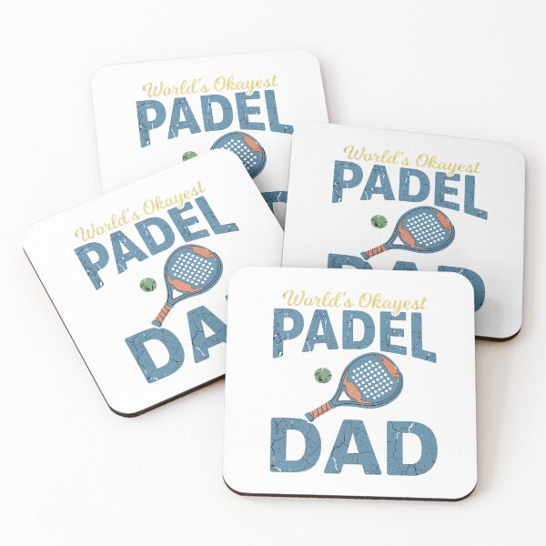 Item preview, World’s Okayest Padel Dad Vintage Racket Design designed and sold by Anastasiia Yurevych.
