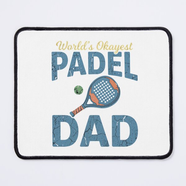 Item preview, World’s Okayest Padel Dad Vintage Racket Design designed and sold by Anastasiia Yurevych.