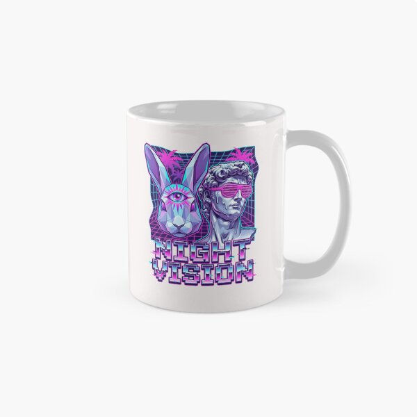 Item preview, Retro 80s Arcade Cyber Bunny Glitch Art Graphic designed and sold by benjyjump.