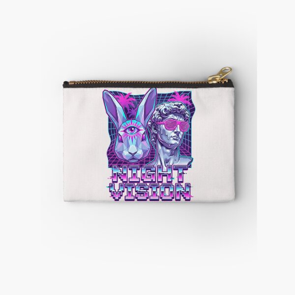 Item preview, Retro 80s Arcade Cyber Bunny Glitch Art Graphic designed and sold by benjyjump.