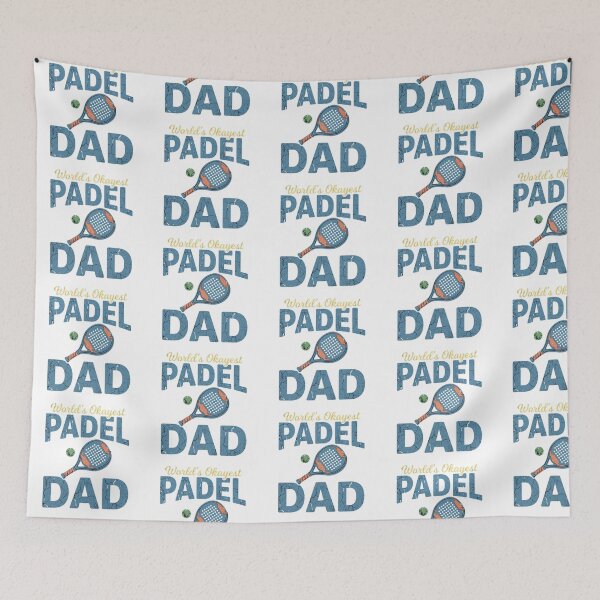Item preview, World’s Okayest Padel Dad Vintage Racket Design designed and sold by Anastasiia Yurevych.
