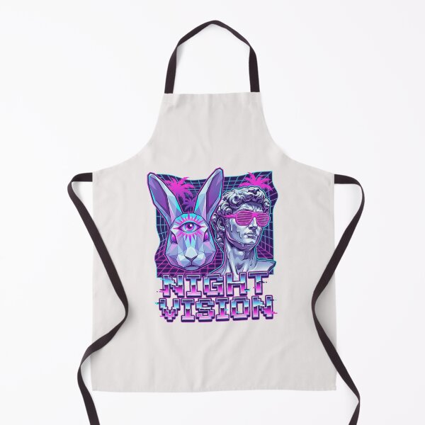 Item preview, Retro 80s Arcade Cyber Bunny Glitch Art Graphic designed and sold by benjyjump.