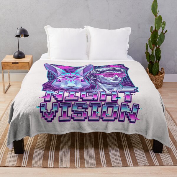 Item preview, Retro 80s Arcade Cyber Bunny Glitch Art Graphic designed and sold by benjyjump.
