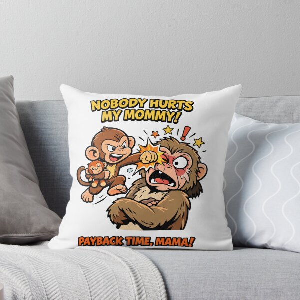 Item preview, Little Monkey Big Attitude – Funny Jungle Cartoon Art designed and sold by LineLoo.