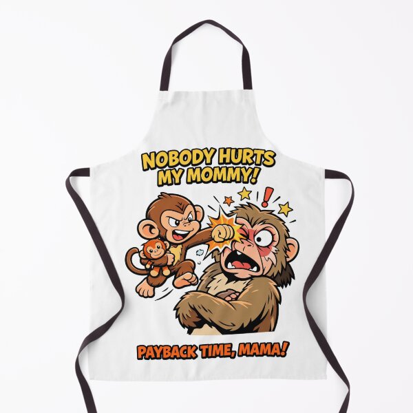 Item preview, Little Monkey Big Attitude – Funny Jungle Cartoon Art designed and sold by LineLoo.