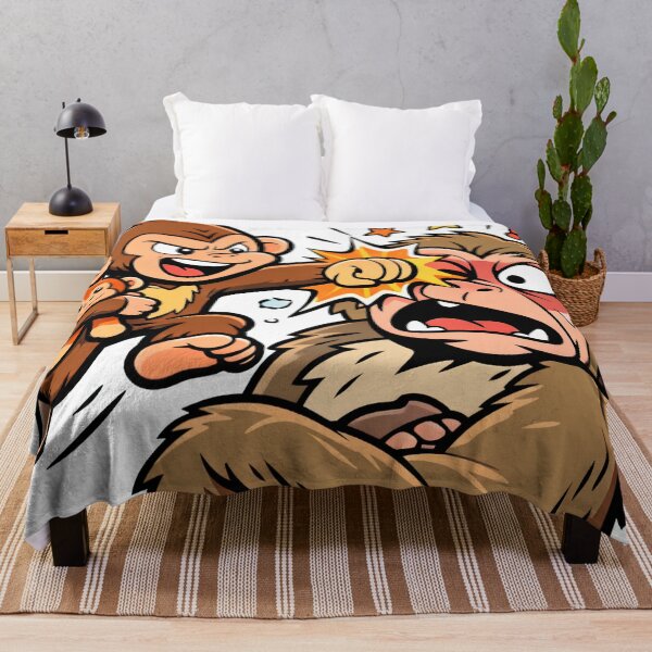 Item preview, Little Monkey Big Attitude – Funny Jungle Cartoon Art designed and sold by LineLoo.