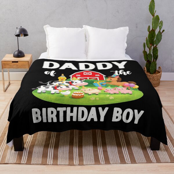 Item preview, Daddy Of The Birthday Boy Farm Animal Bday Party T-Shirt designed and sold by CcConsultingS.